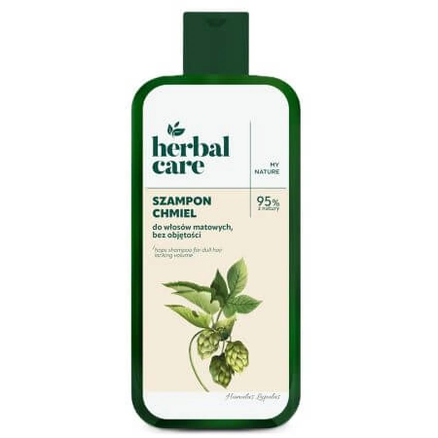 Shampoo con estratto di luppolo per capelli spenti e senza volume Herbal Care, 330 ml, Farmona