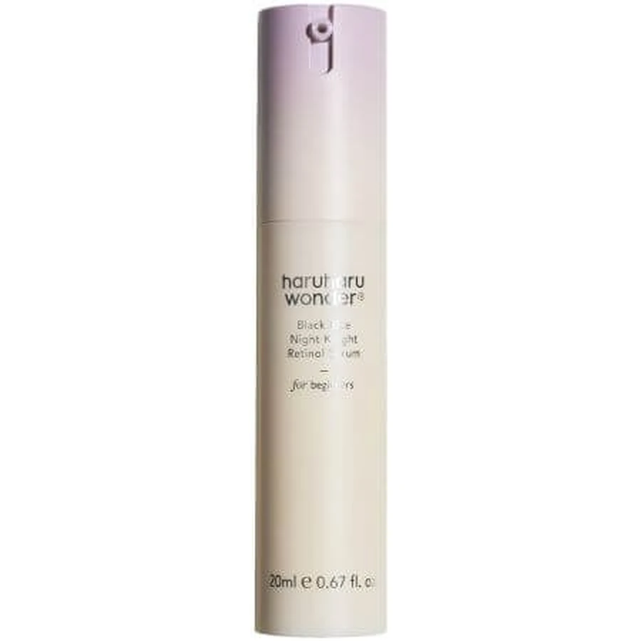 Ser de noapte cu retinol si bakuchiol pentru fata Black Rice Night Knight Retinol, 20 ml, Haruharu Wonder