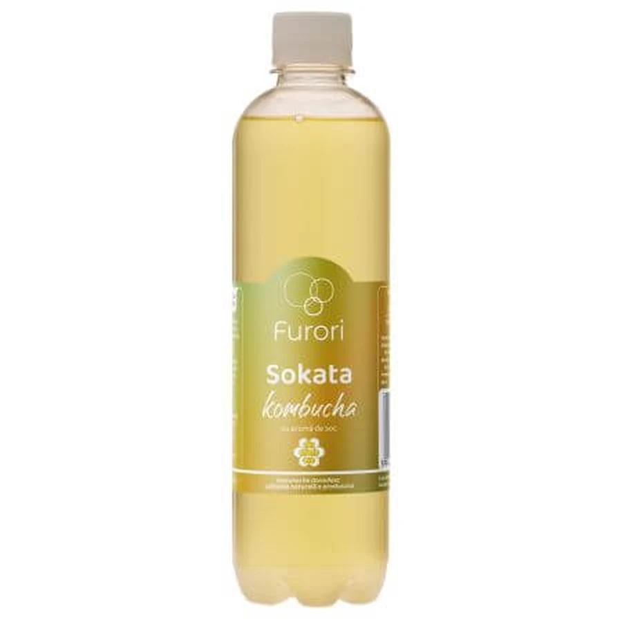 Kombucha o smaku czarnego bzu Sokata, 500 ml, Furori: ceny i cechy
