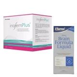 Pakket Inofem Plus 30 sachets, Establo Pharma + Efalex Hersenformule met DHA, 150 ml, Efamol