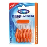 Interdental brushes 0.45mm, Active Oral Care, 6 pieces, Beauty Formulas