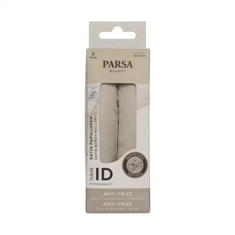 Satin Lockenwickler Haar Id, 2 Stück, Parsa