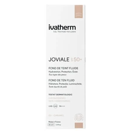 Fluide Foundation SPF50+ 03 Karamel Joviale, 30 ml, Ivatherm