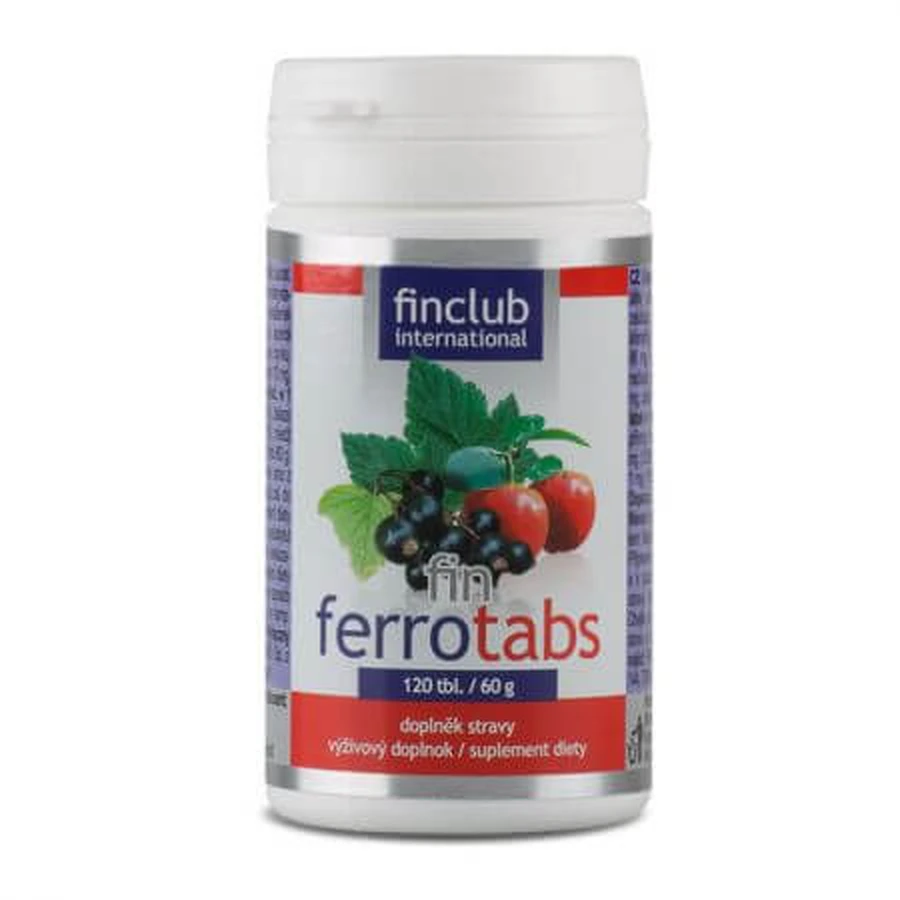 Fin Ferrotabs, 120 tabletten, Finclub