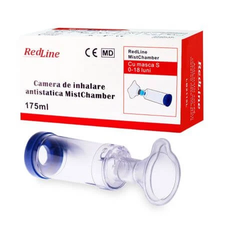 Inhalatiekamer voor baby's van 0-18 maanden MistChamber, RedLine