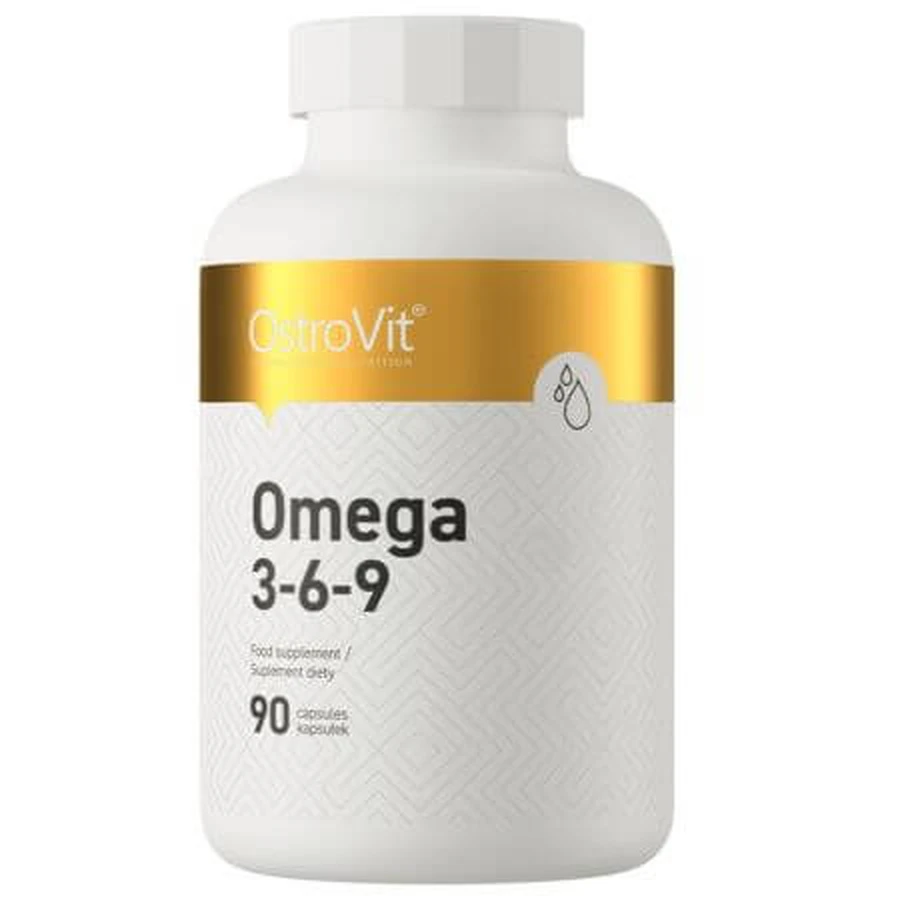 Omega 3-6-9, 90 cápsulas, OstroVit