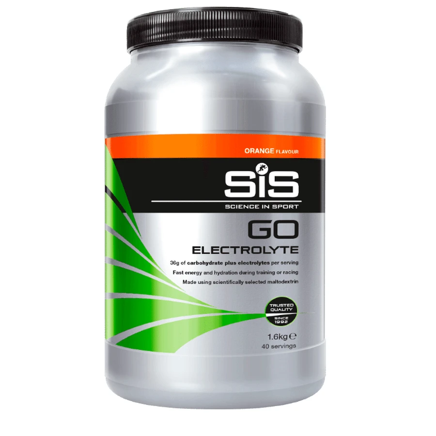 Refreshing orange flavored soft drink SIS Go Electrolyte, 1.6 kg, Science In Sport