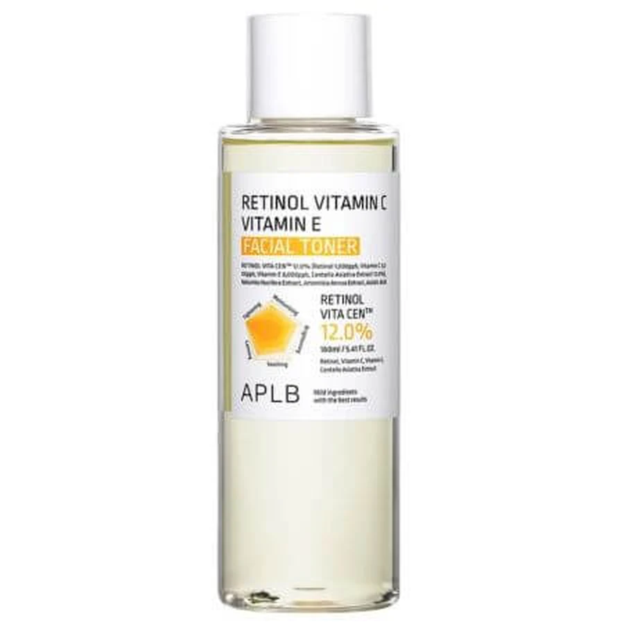 Tónico con Retinol, Vitamina C y Vitamina E, 160 ml, Aplb