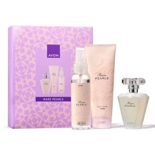 Set Spray pour le corps, 100ml + Lait pour le corps, 125ml + Eau de parfum, 50ml, Rare Pearls, Avon