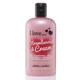 Shower Gel Strawberry Cream Original, 500 ml, I Love