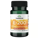 Vitamine E, 200IU, 60 capsules, Swanson