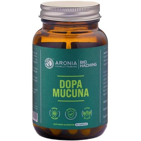 Dopa Mucuna Forte, 500 mg, 60 capsules, Aronia Charlottenburg