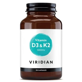 Vitamine D3 en K2, 90 capsules, Viridian