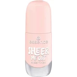 Nail Polish 04 Sheer me Out, Gel Nail Polish, 8 ml, Essence
