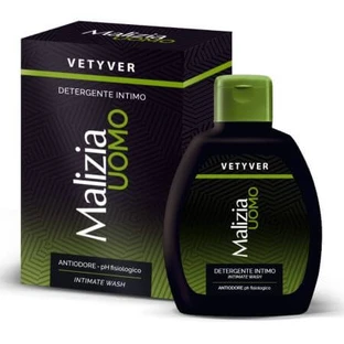 Vetyver Intim-Flüssigseife für Männer, 200 ml, Malizia