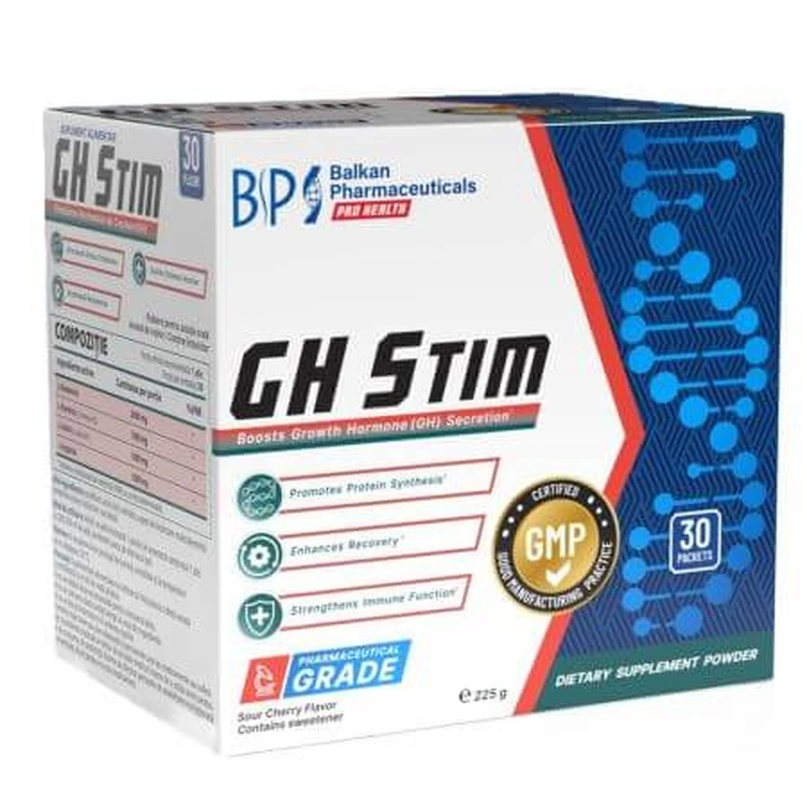 GH Stim, 30 sobres, Balkan Pharmaceuticals