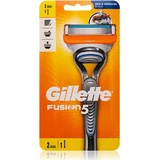 GILLETTE Fusion5 Máquina de afeitar para hombres y 2 cabezales de repuesto