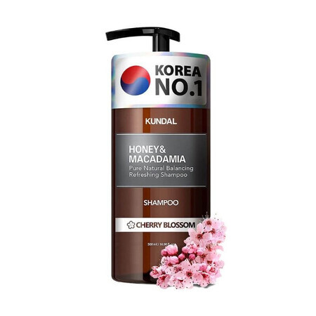 Hypoallergenic Shampoo, Cherry Blossom x 500ml, Kundal