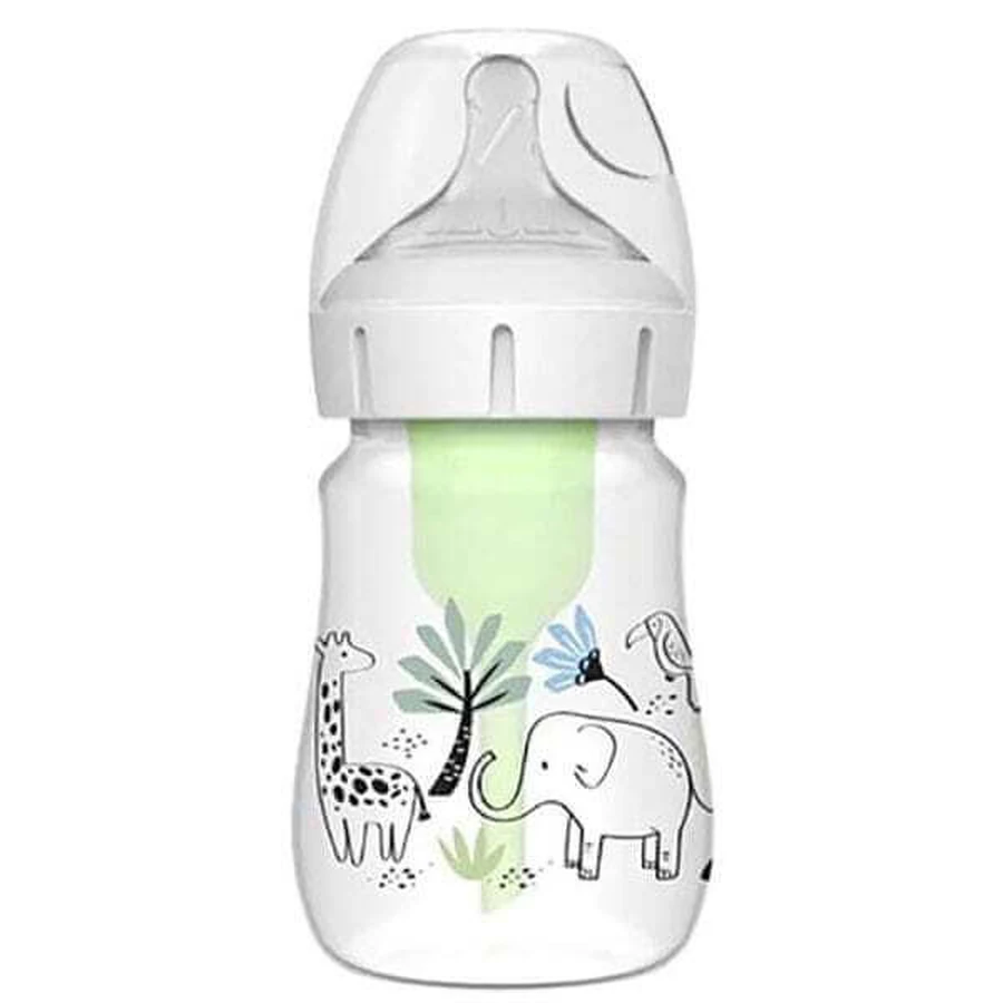 DR BROWN'S Plastic fles Options+ Bosdieren met Zachte Hals 150ml WB 51008