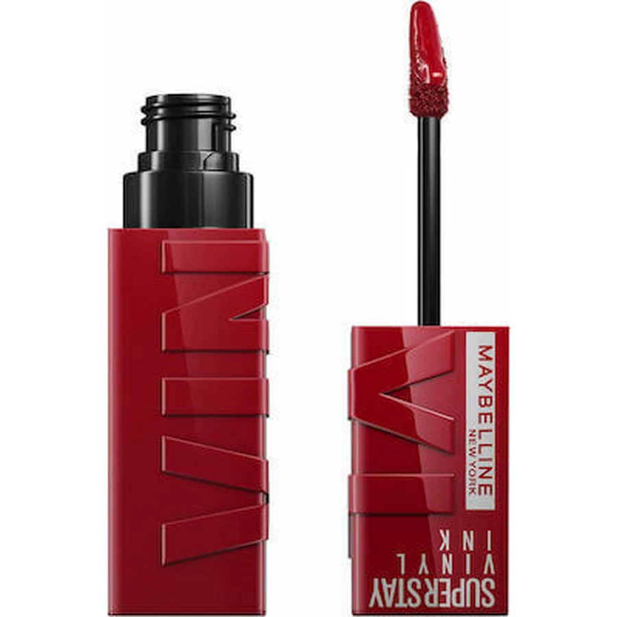 MAYBELLINE Super Stay Inkt Vloeibare Lipstick met Vinyl Finish voor Lippen met Intense Kleur 10 Lippy 4.2gr