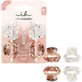 AMBITAS Invisibobble Clipstar Petit Bijoux Mini Clammer 4 Stuks