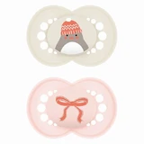 MAM Silicone Fopspeen Original Winter Limited Edition Voor 2-6 Maanden - Pinguïn / Lint