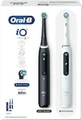 ORAL B IO Series 5 Duo Pack Cepillo de Dientes Eléctrico con Sensor de Presión y Estuche de Viaje Blanco y Negro