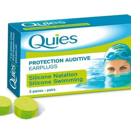 PHARMA Q Quies Silicone oordopjes Geschikt voor zwemmers x3