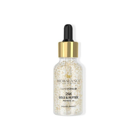 Super Serum 24K Goud - Peptide 2%x 30ml, Bio Balance