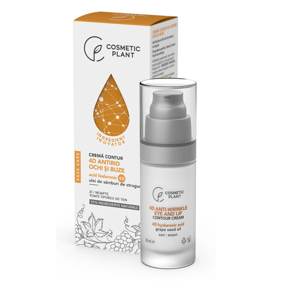 Anti-rimpel oog- en lipcontourcrème Gezichtsverzorging, 30 ml, Cosmetic Plant