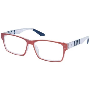 EYELEAD Presbyopie-Brille E251 Rot-Weiß Granit 1.25
