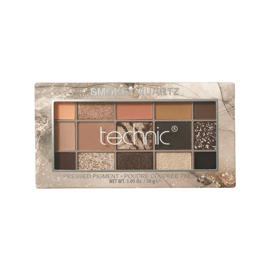 TECHNIC Oogschaduwpigment Smoket Quartz Palette x15