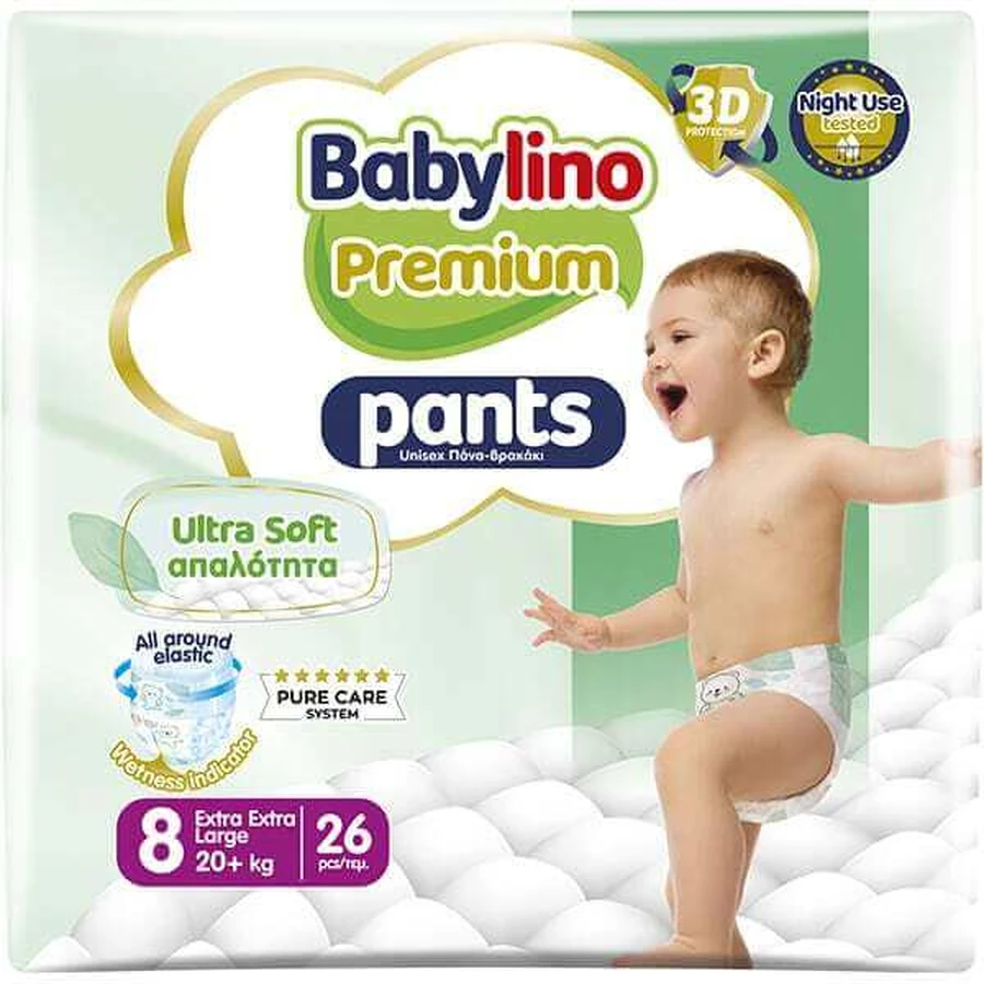BABYLINO Pants Premium Soft No8 For 20+ kg 26 Pieces