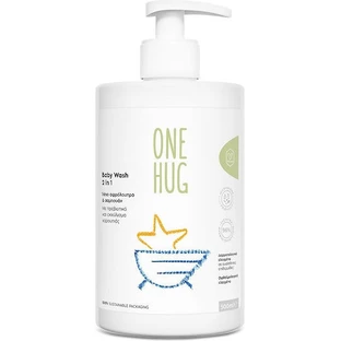 ONE HUG Baby Wash 2 in 1 - Reinigingsgel voor gevoelige babyhuid & haar 500ml