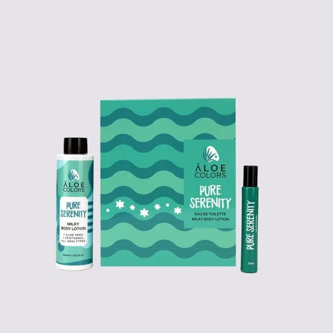 ALOE COLORS Pure Serenity Geschenkset met Parfum 10ml & Body Lotion 150ml