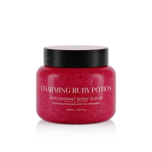 LAVISH CARE Charmante Ruby Potion Lichaamsscrub met Granaatappelgeur 250ml