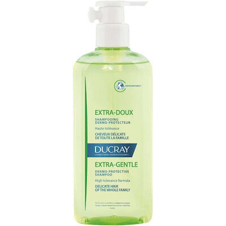 DUCRAY Extra Milde Daily Shampoo voor breekbaar haar 400ml