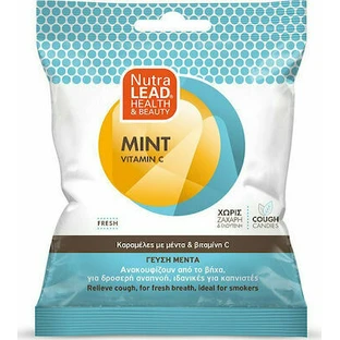 PHARMALEAD Minze & Vitamin C Bonbons für Husten & Hals Relief Kühlen Atem Ideal Für Raucher Minzgeschmack 40gr