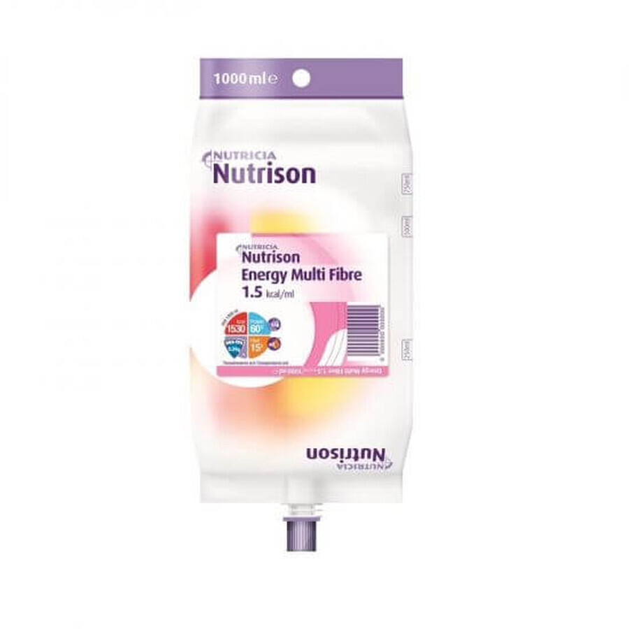 Nutrison Energy MultiFibre, 1,5 Kcal/ml, 1000 ml, Nutricia