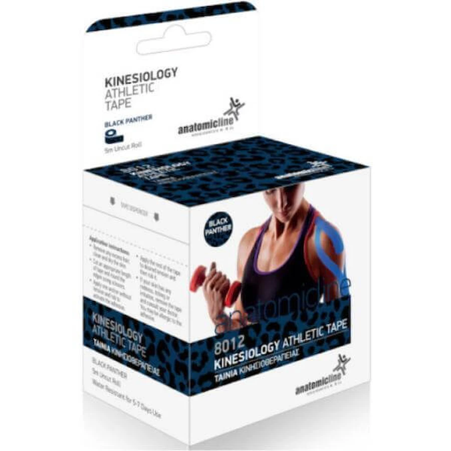 ANATOMIC LINE Kinesio Tape Pantera Negra Cinta de Kinesioterapia [8012]