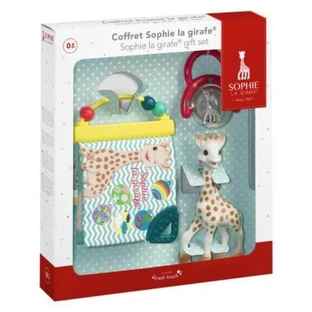 SOPHIE LA GIRAFE Coffret cadeau pour nouveau-né 3 pièces