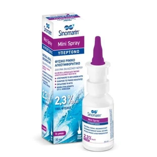 SINOMARIN Mini Spray Natürliches hypertonisches Nasenabschwellendes Mittel 30ml