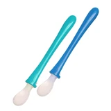MAM Primamma Cuillère en Silicone à partir de 6 mois x2 pièces En plusieurs couleurs - Bleu