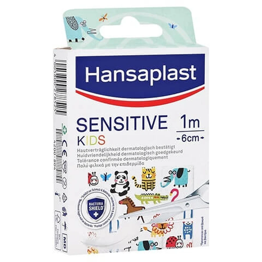 HANSAPLAST Hypoallergene Zelfklevende Pads Kids Gevoelige Dieren 1m x 6cm