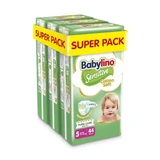 BABYLINO Sensitive Cotton Soft Kinderwindeln No5 11-16kg (44x3) 132 Stück Super Pack