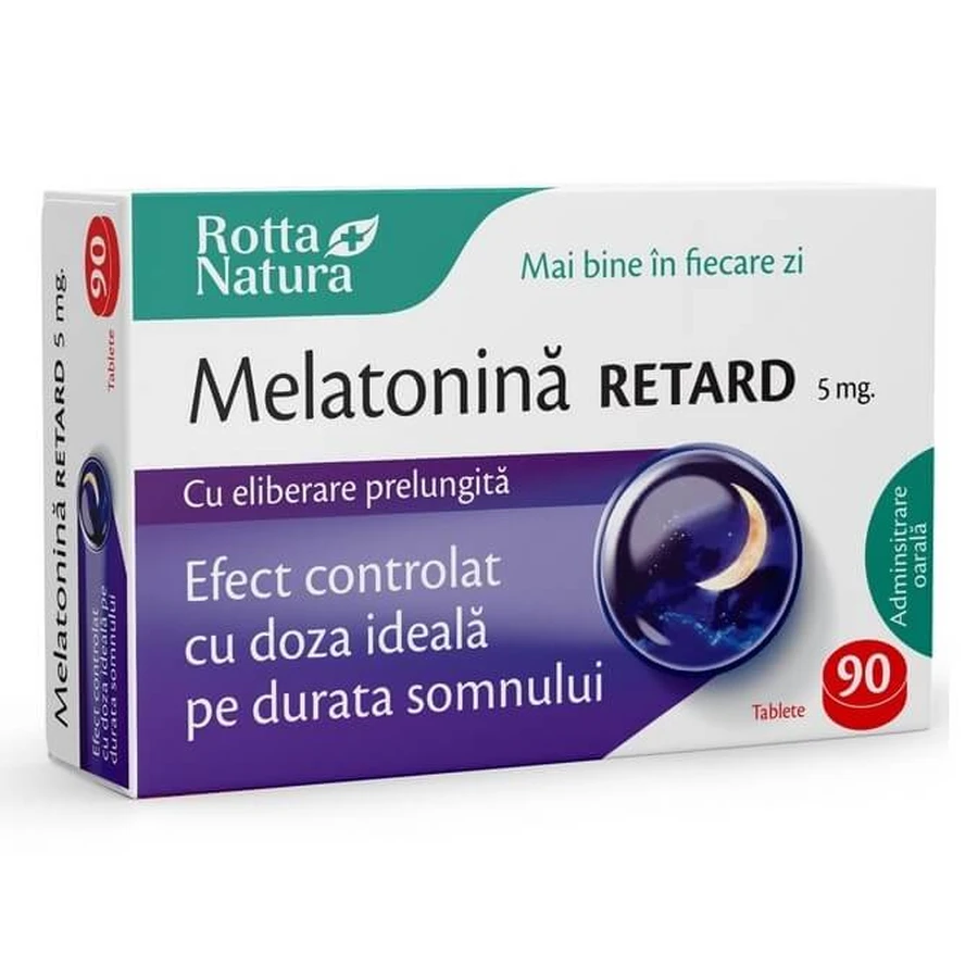 Melatonin Retard 5 mg, 90 tablets, Rotta Natura