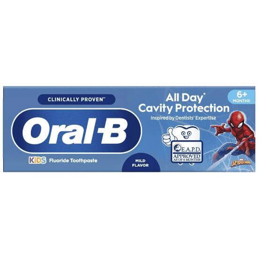 ORAL B Dentifricio per bambini Spiderman Per 6+ mesi 60ml
