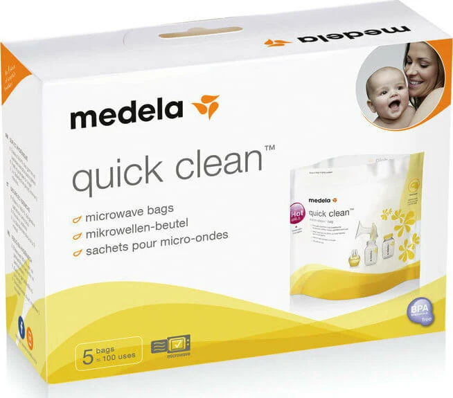 MEDELA Quick Clean sterilisatiezakjes in magnetron 5 stuks