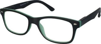 EYELEAD Presbyopie - Leesbril Zwart - Groen E192 +2,75