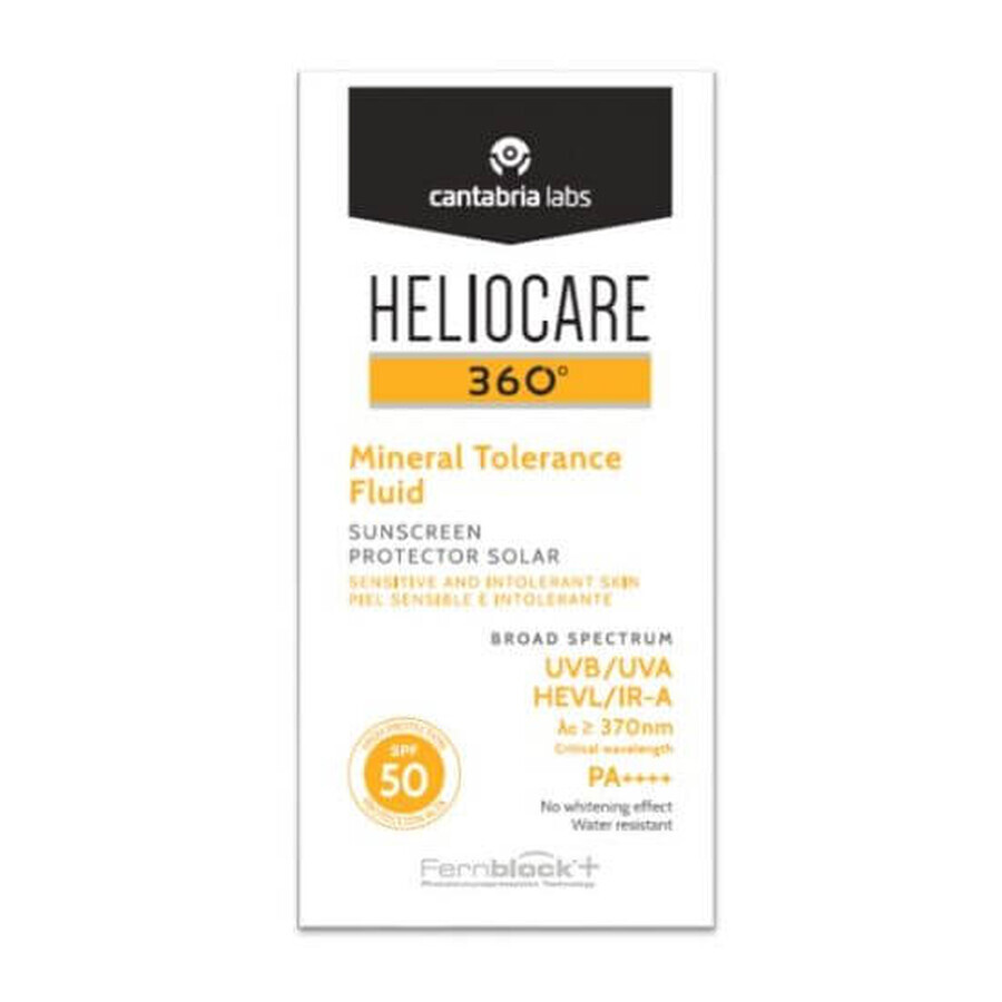 Mineral Sun Protection Fluid with SPF 50 Heliocare 360, 50 ml, Cantabria Labs